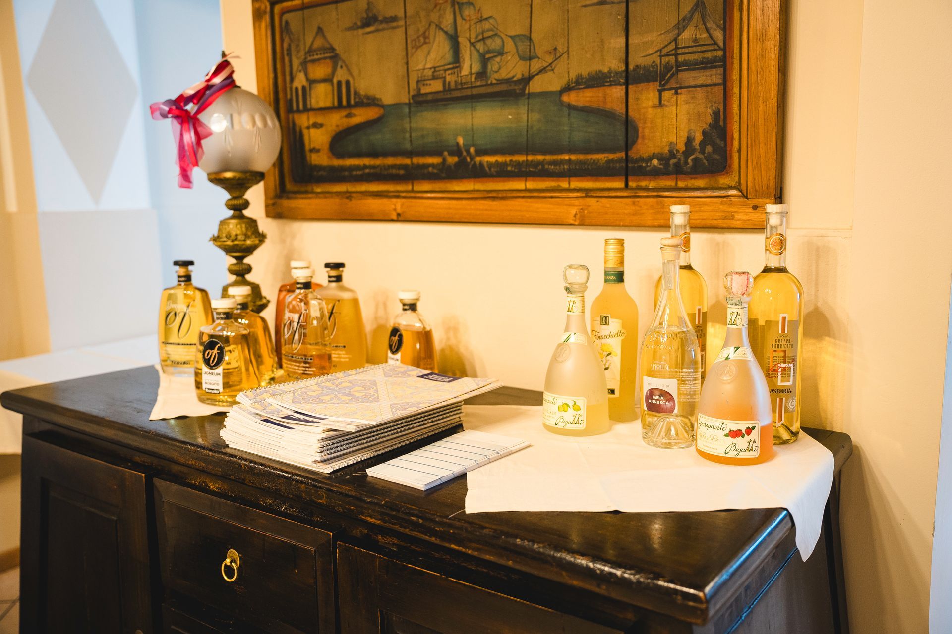 interno del ristorante La Livella