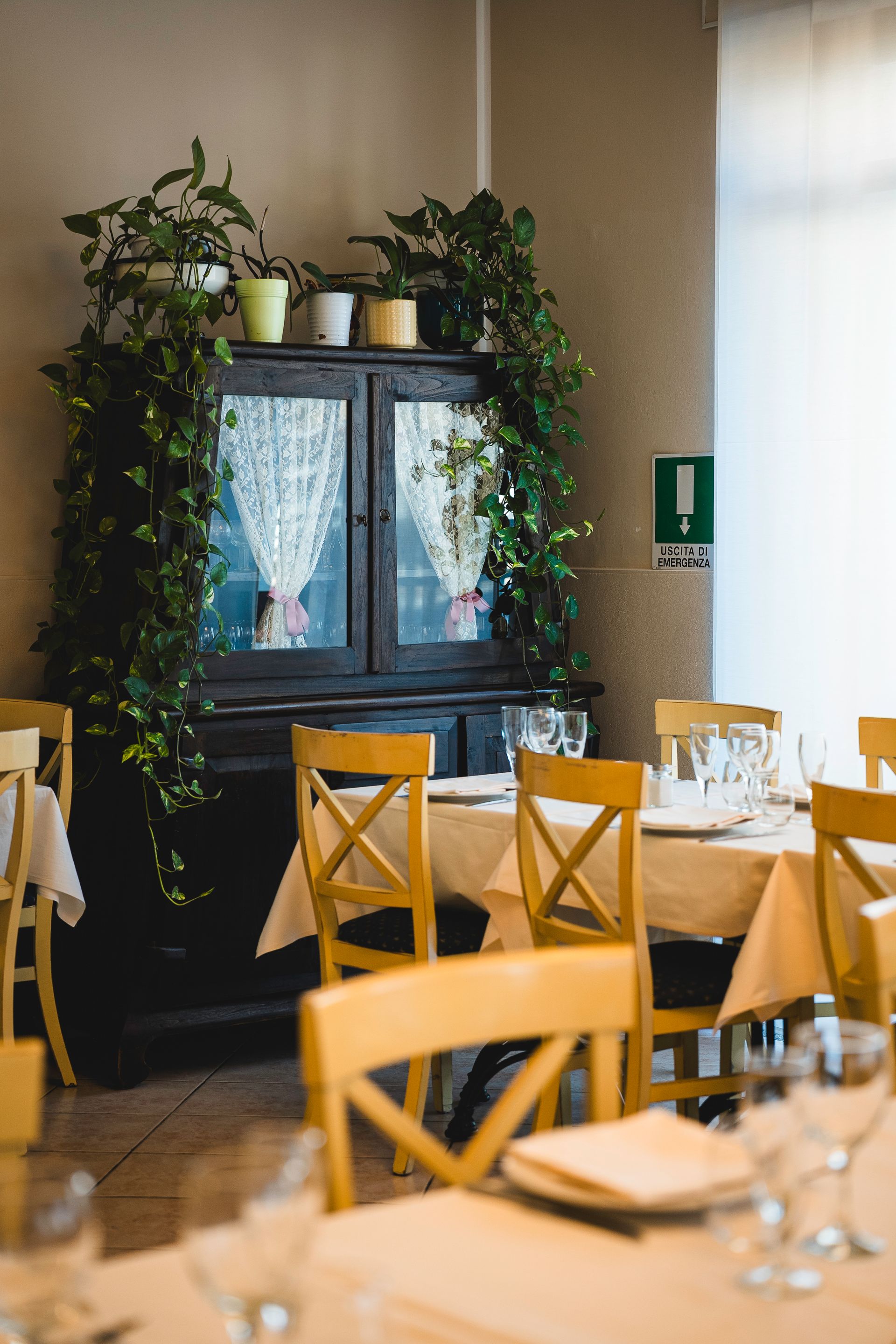 interno del ristorante La Livella