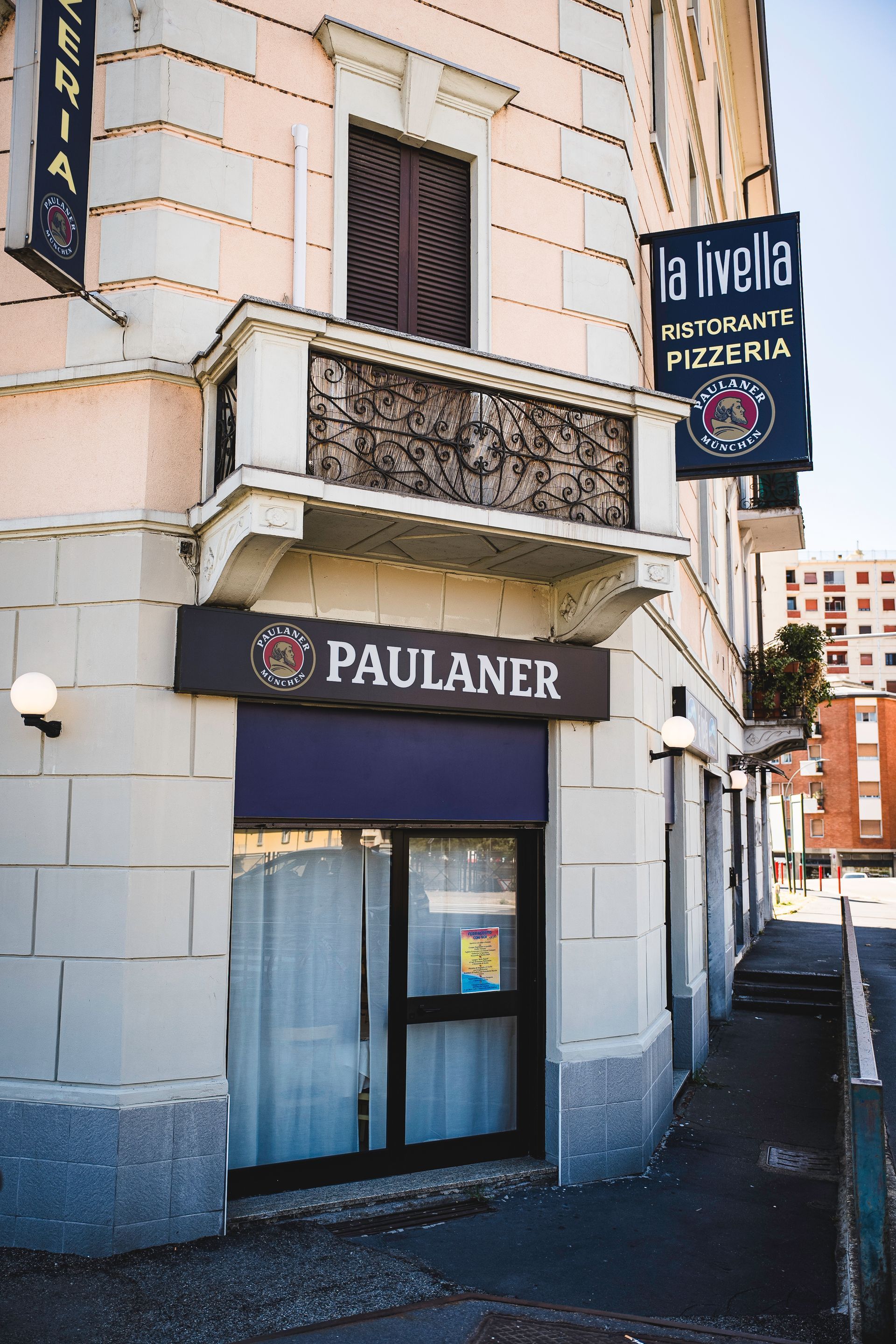 esterno del ristorante La Livella