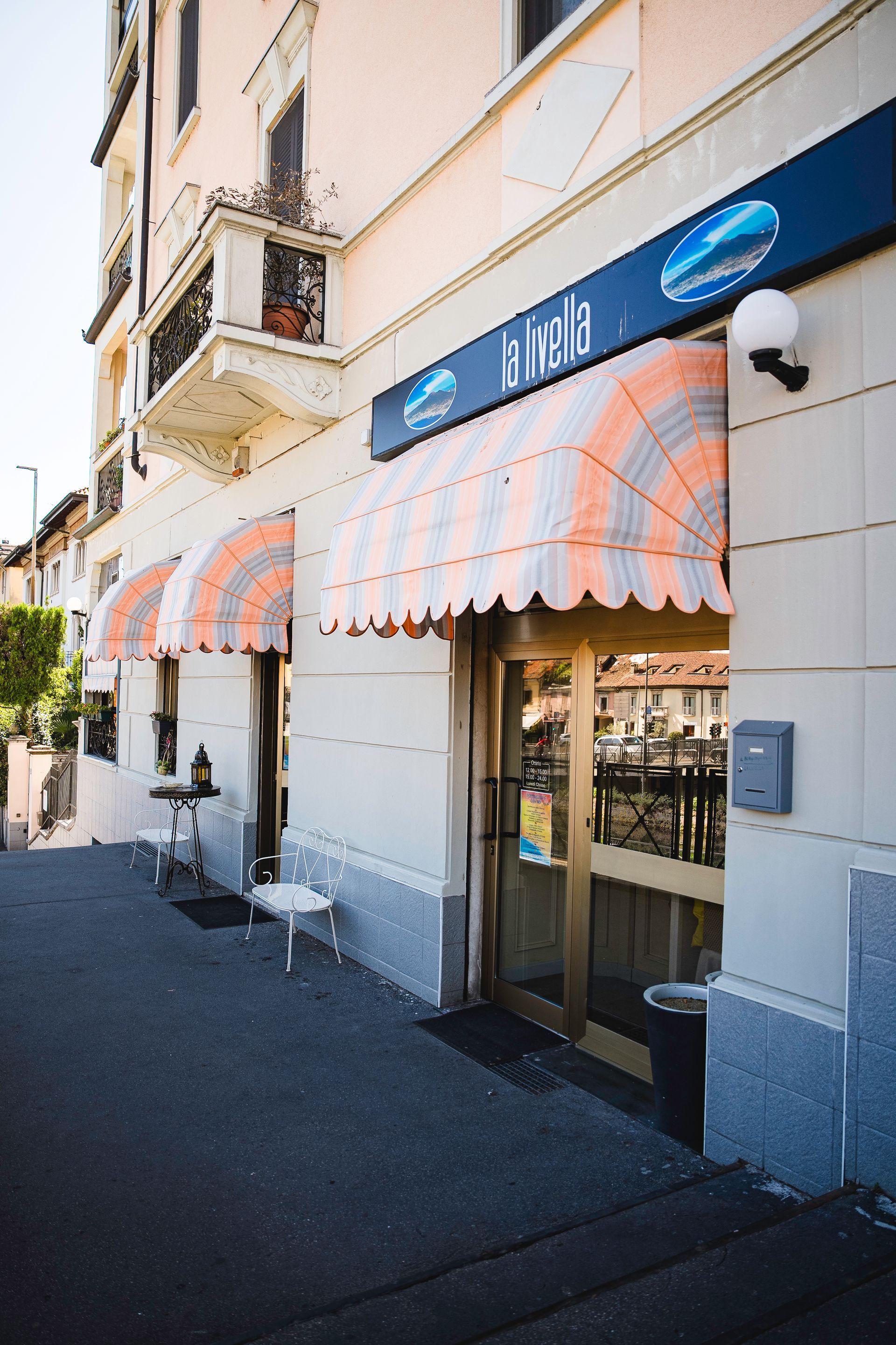 esterno del ristorante La Livella