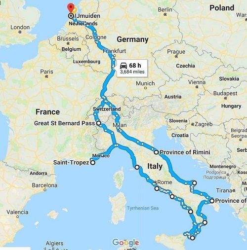 Round Italy trip 2018