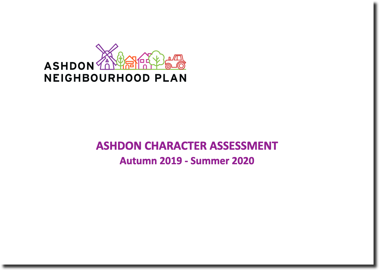 Ashdon Character Assessment cover page