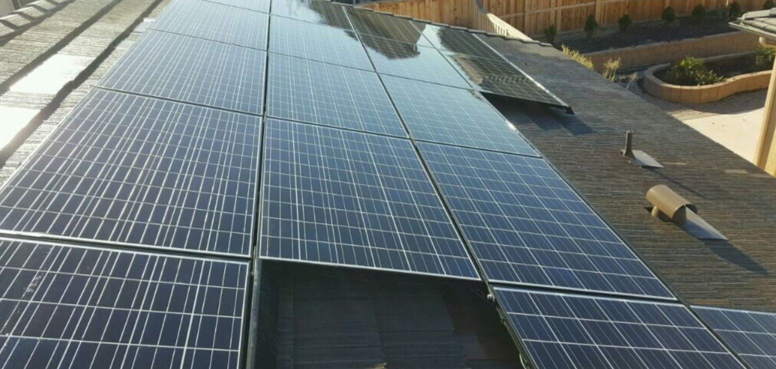 After cleaning solar panel — Peoria, AZ — Pro-Tech Solar Services, LLC