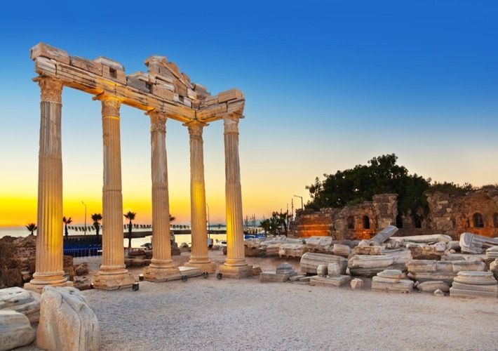 Antalya's rich historical past