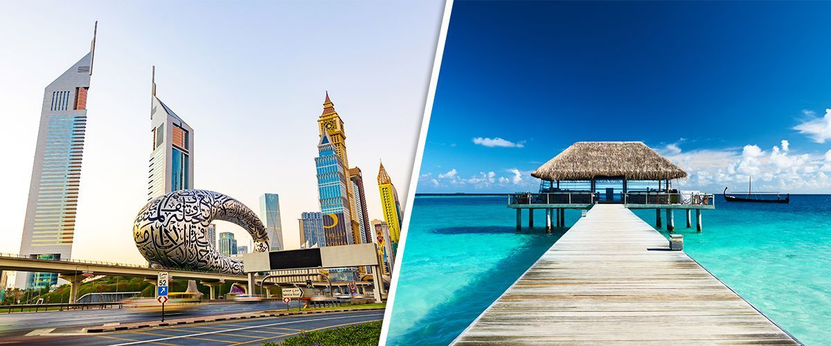 Dubai and Maldives multi-centre holidays