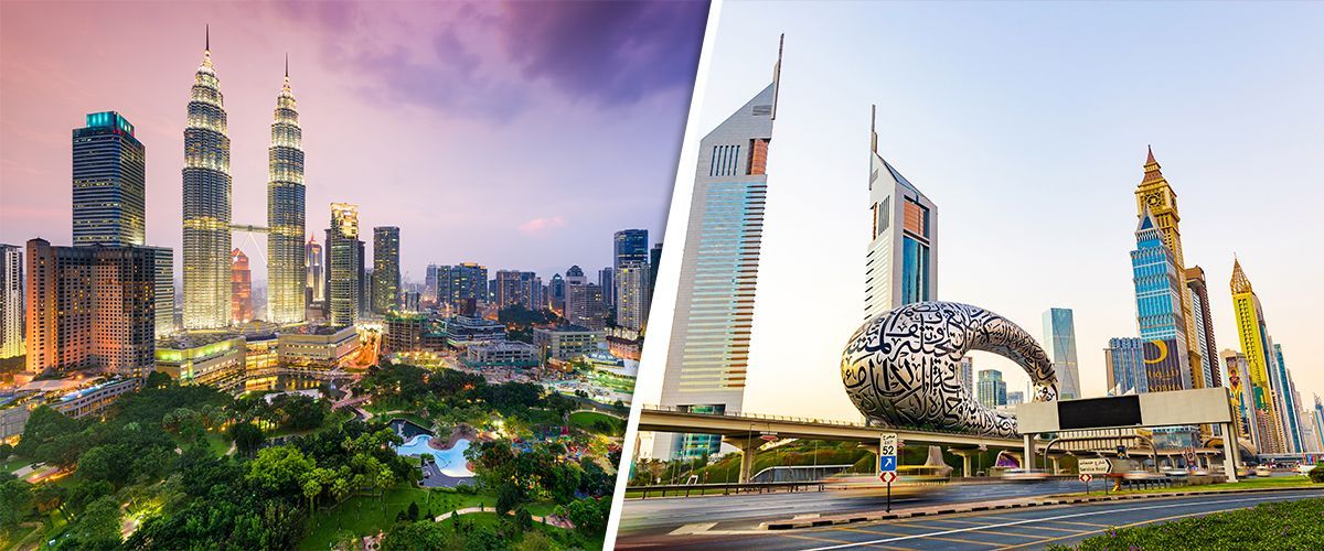 Kuala Lumpur and Dubai multi-centre holidays