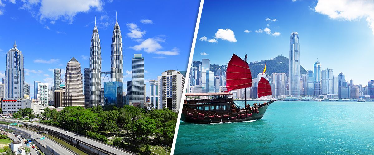 Kuala Lumpur and Hong Kong multi-centre holidays