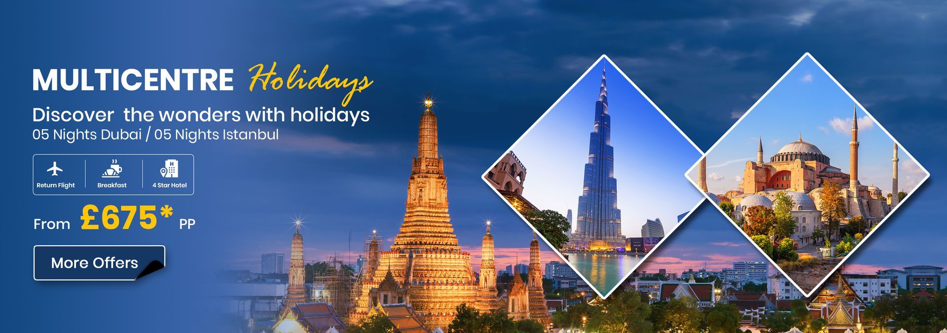 Phuket and Bangkok multi-centre holidays