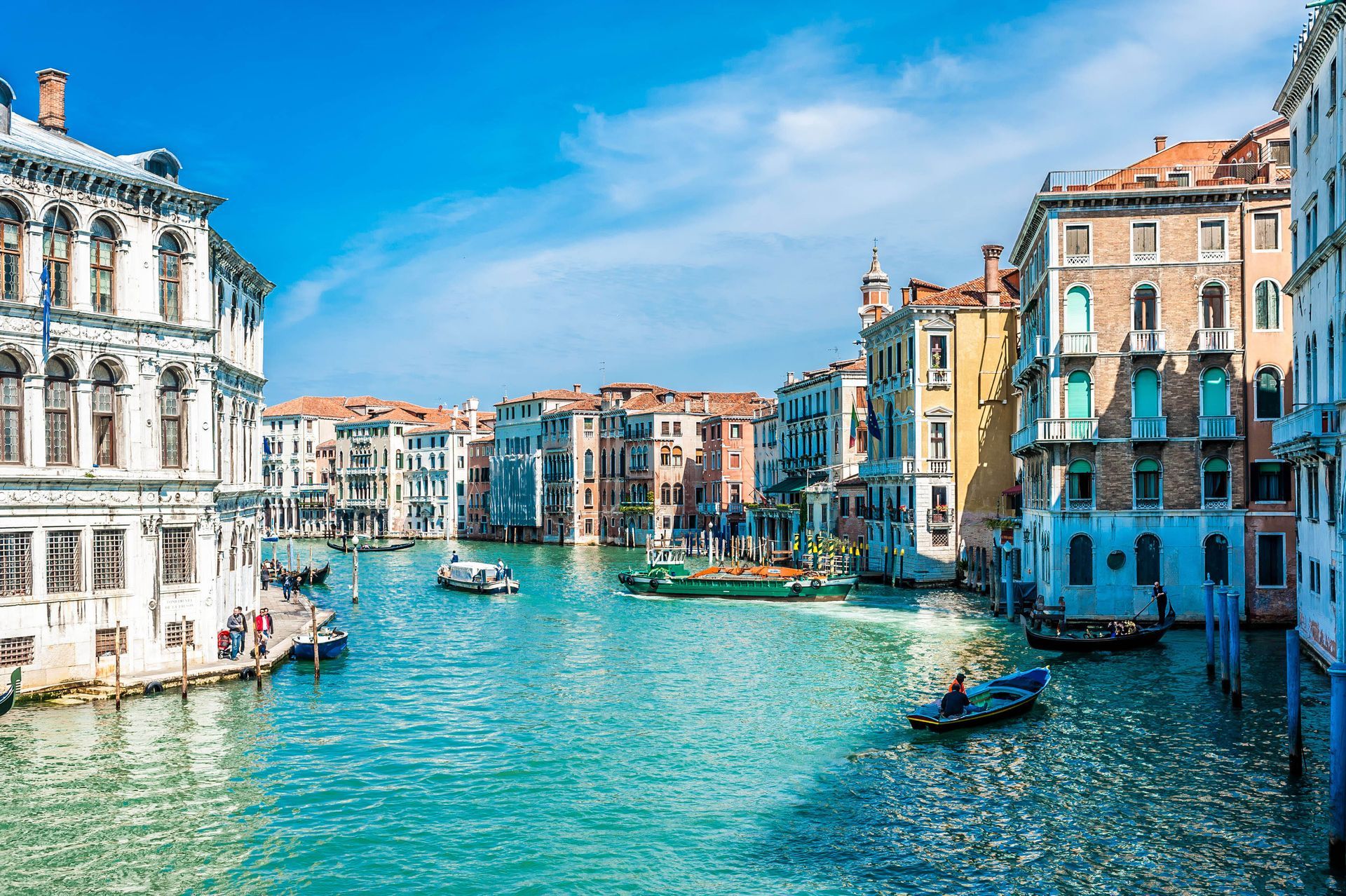 Grand Canal, a channel in Venice, Italy.