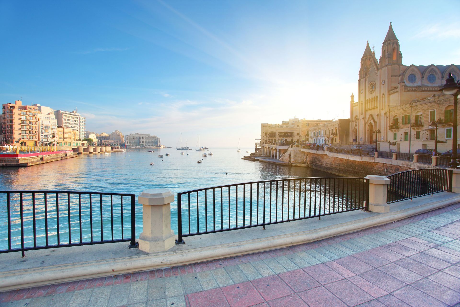 Balluta Bay in Malta.