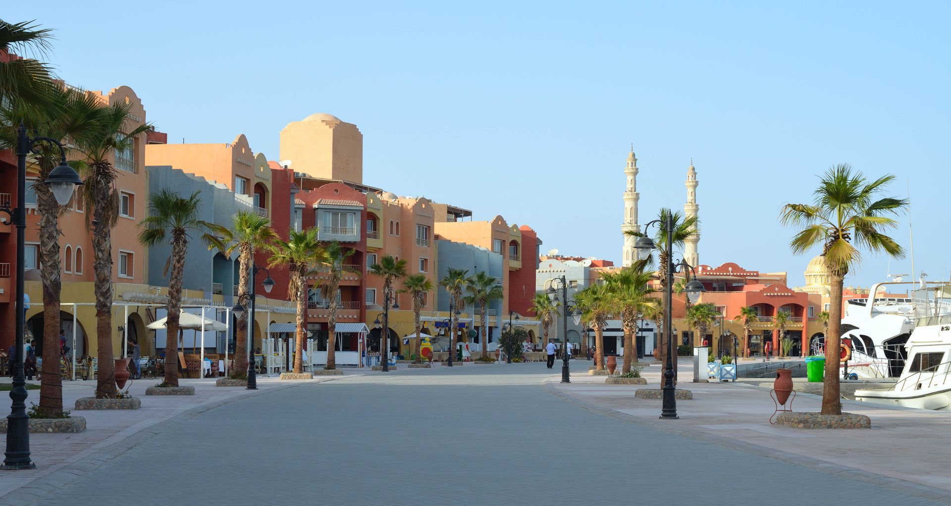 Hurghada Marina, a marina in Hurghada, Egypt.