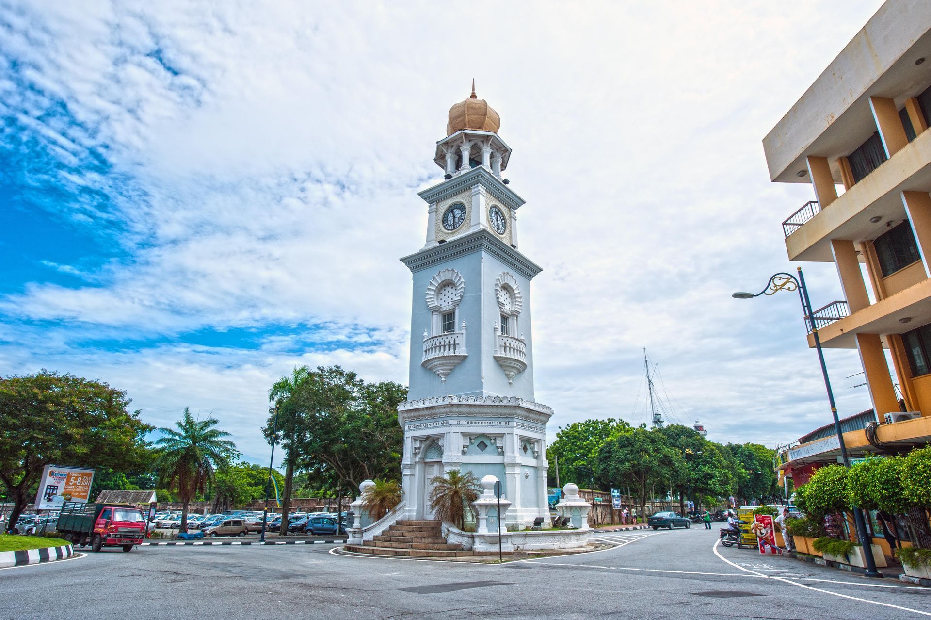 Queen Victoria Memorial Clock Tower, a tower in George Town, Malaysia.