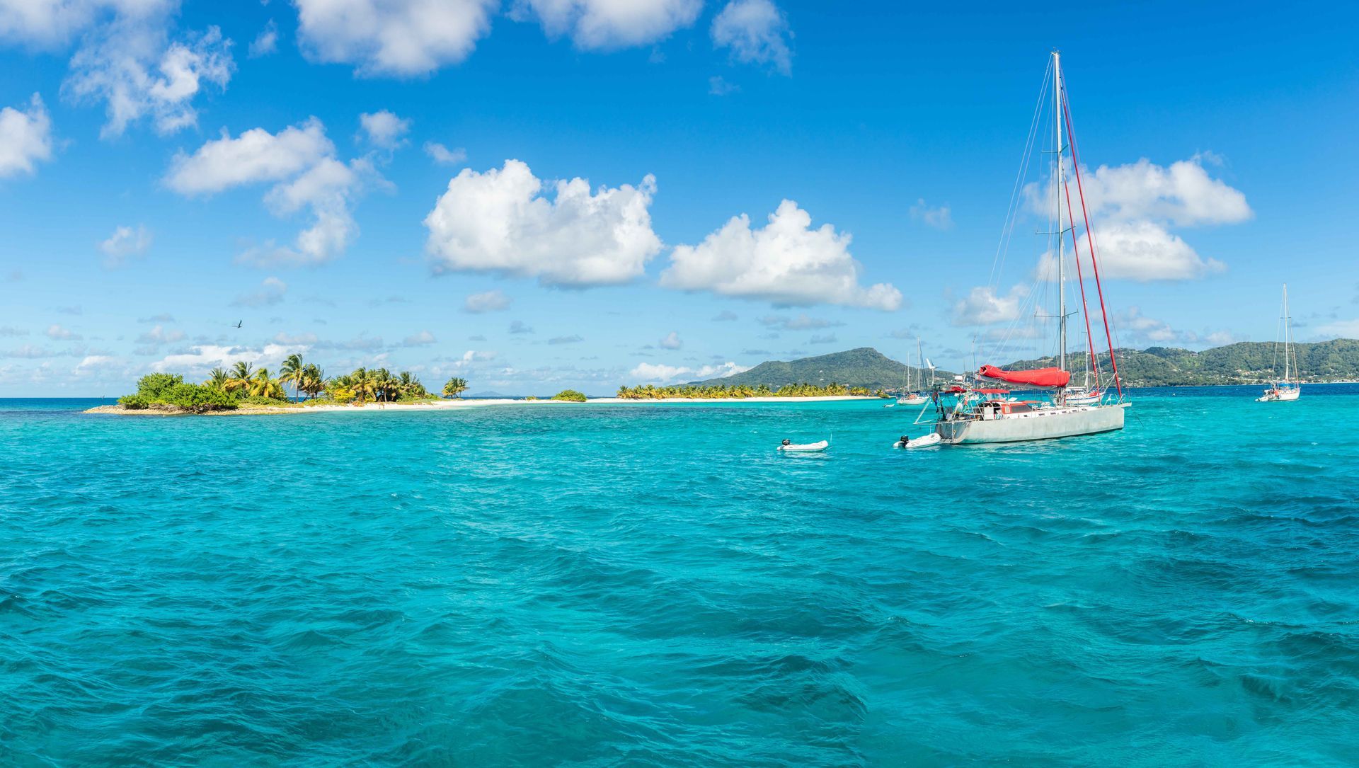 The Caribbean Sea in Grenada.