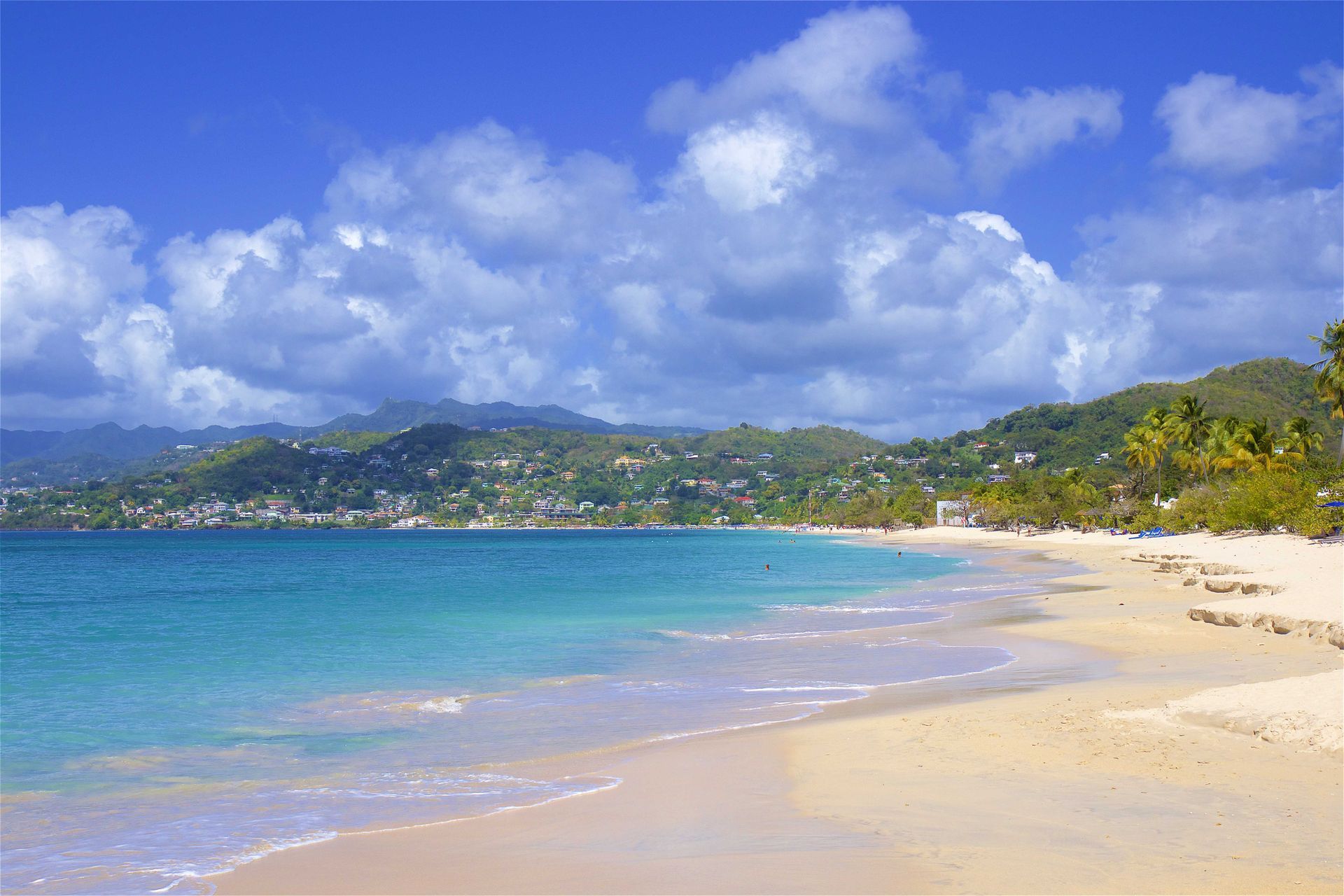 Grand Anse Beach in Grenada.
