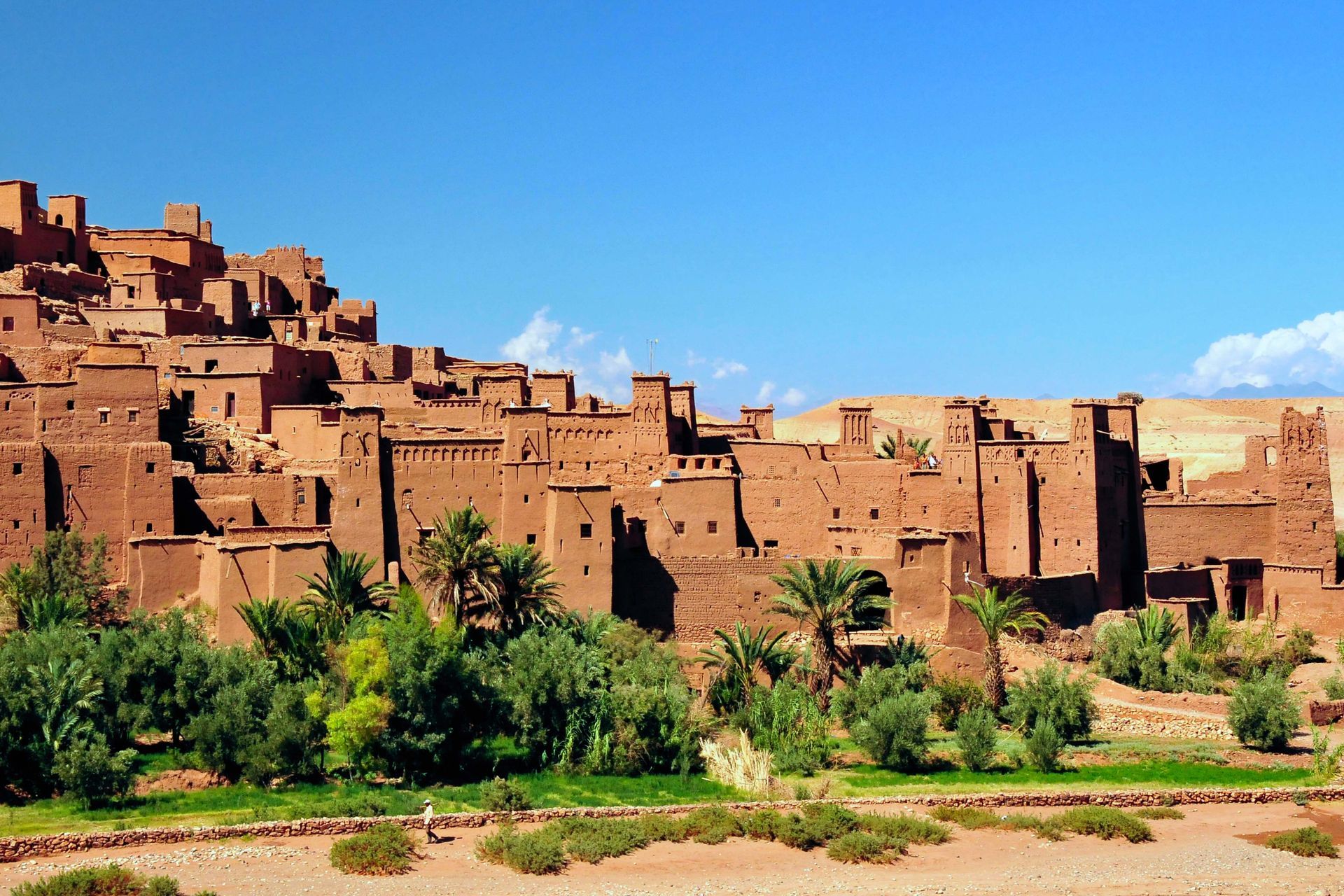 Aït Benhaddou, an ancient village in Morocco.