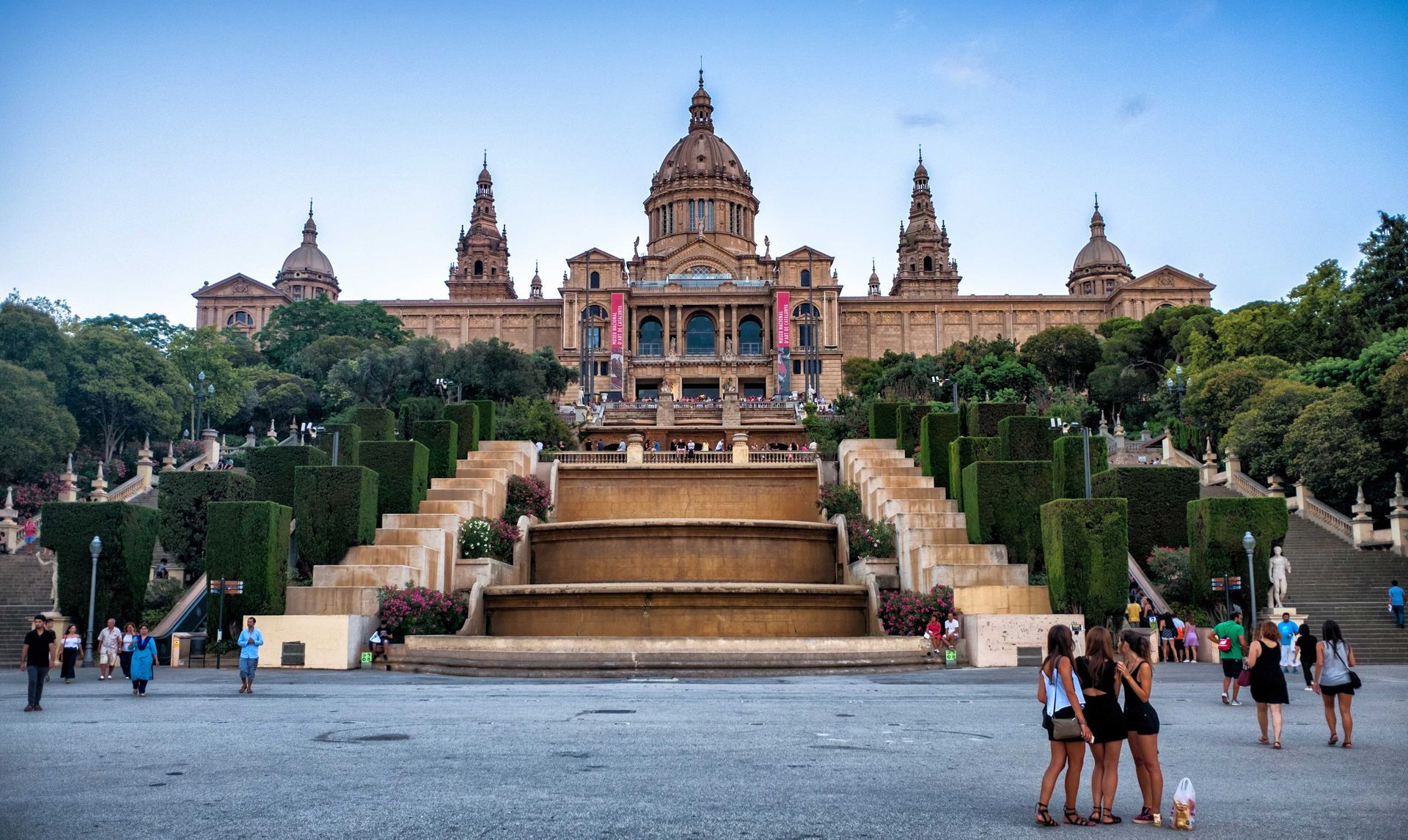Montjuïc National Palace, a museum in Barcelona, Spain.