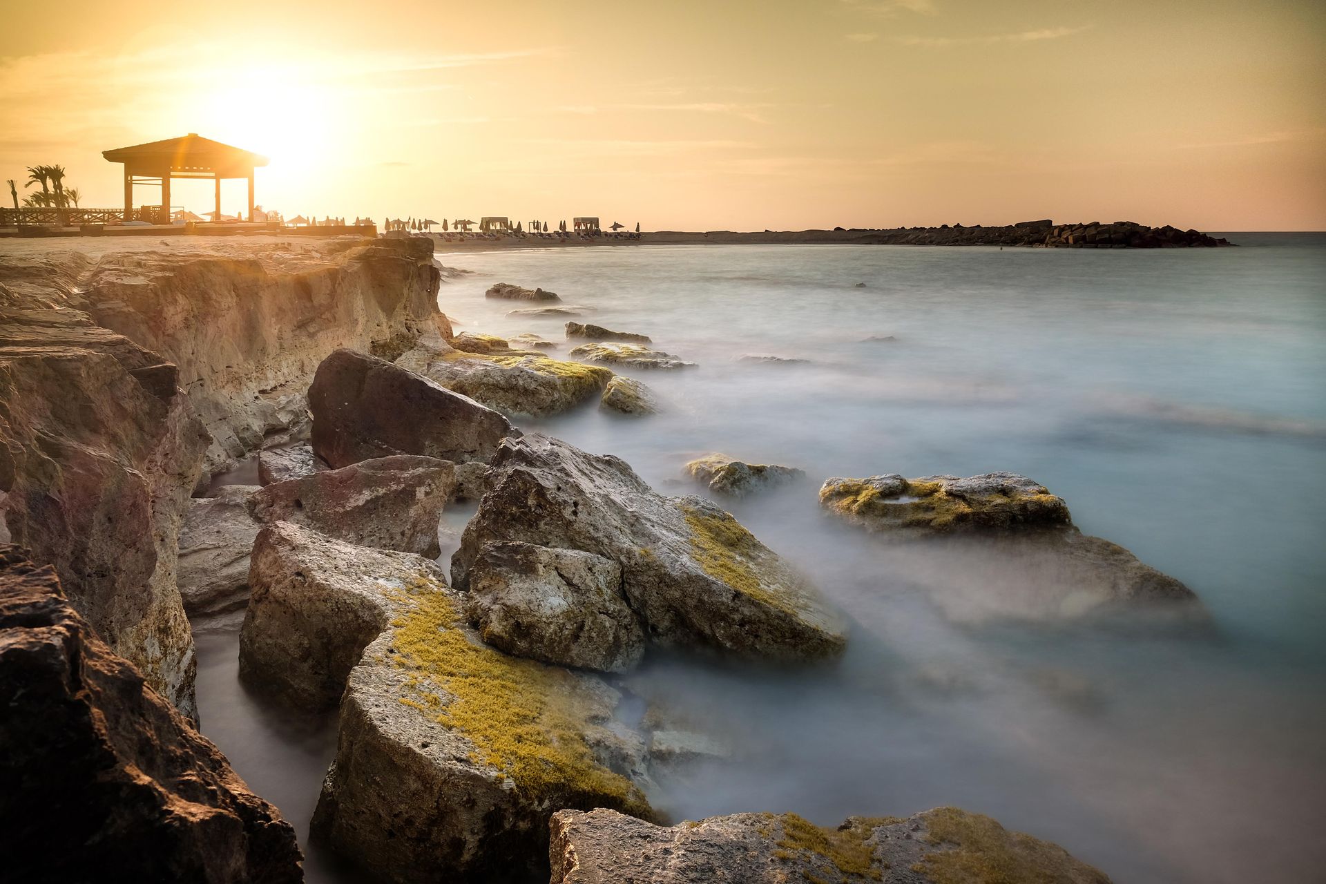 Sunrise in Marsa Alam, Egypt.