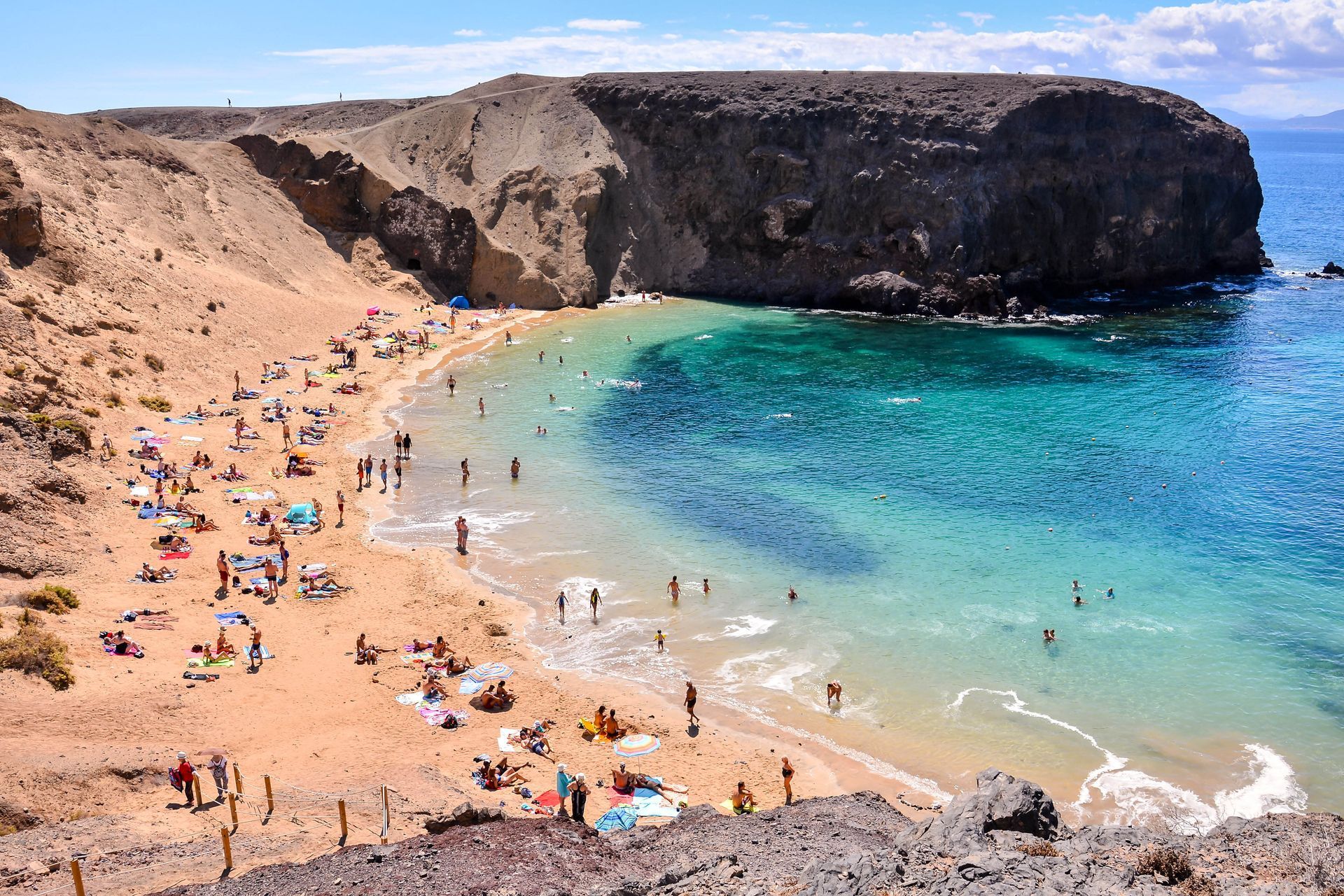 Papagayo Beach in Spain.