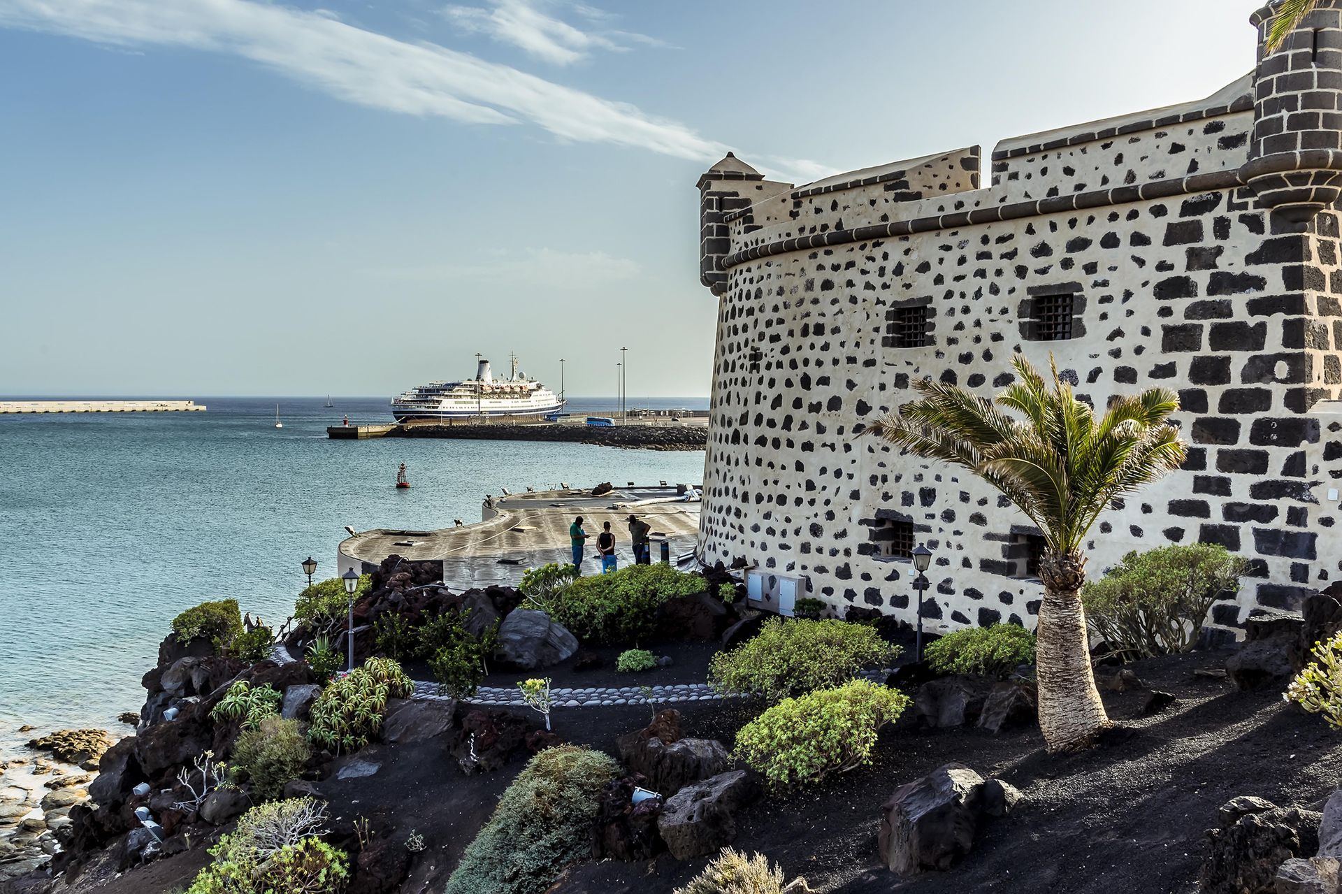 Castillo de San José, a museum in Lanzarote, Spain.