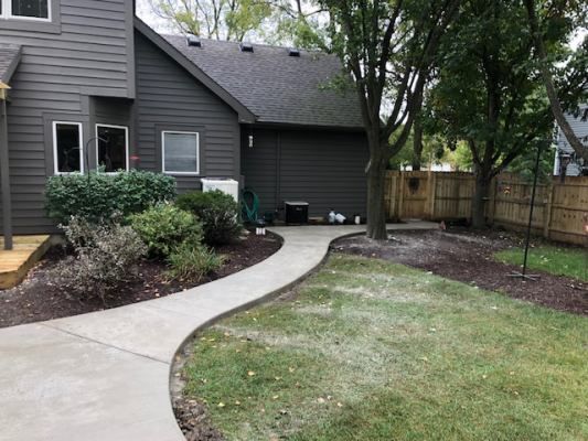 House New Concrete Walkway — Fort Wayne, IN — Shannon Concrete Construction