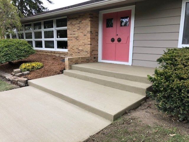 New Concrete Stairs — Fort Wayne, IN — Shannon Concrete Construction