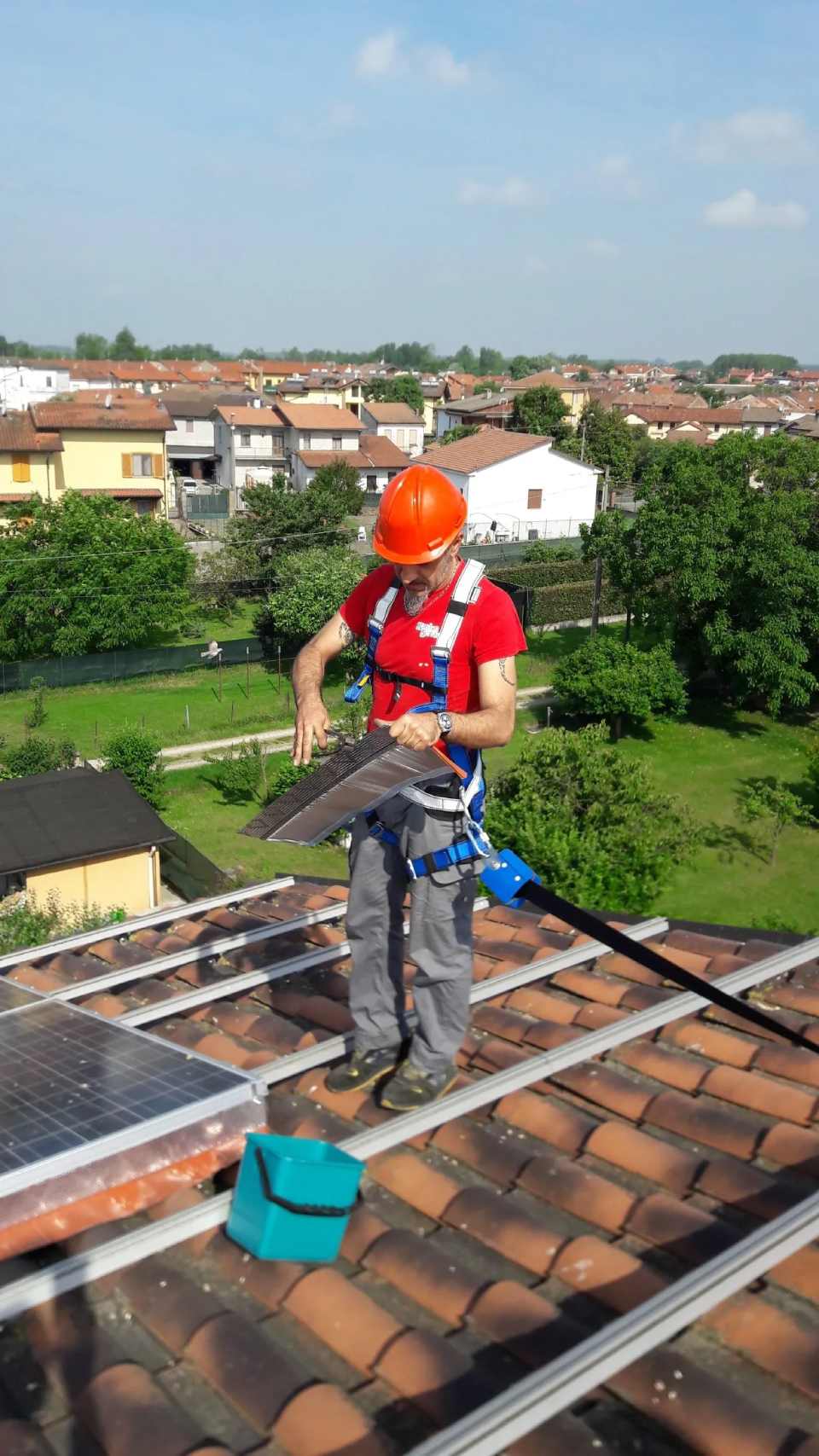 Barriera protezione pannelli fotovoltaici
