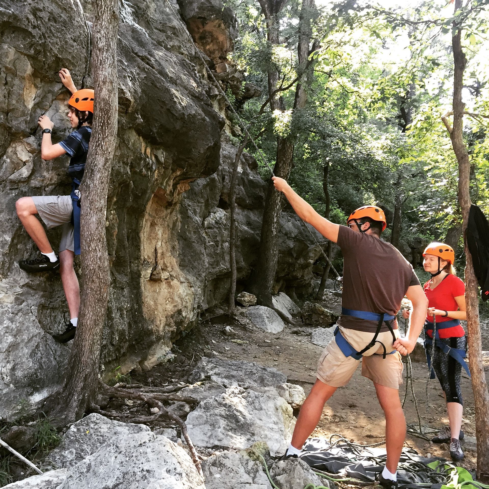 Austin Greenbelt Climbing