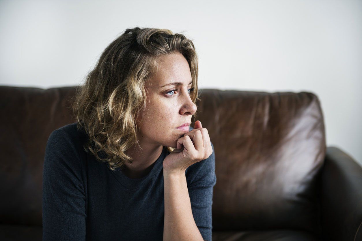 woman starring off into the distance