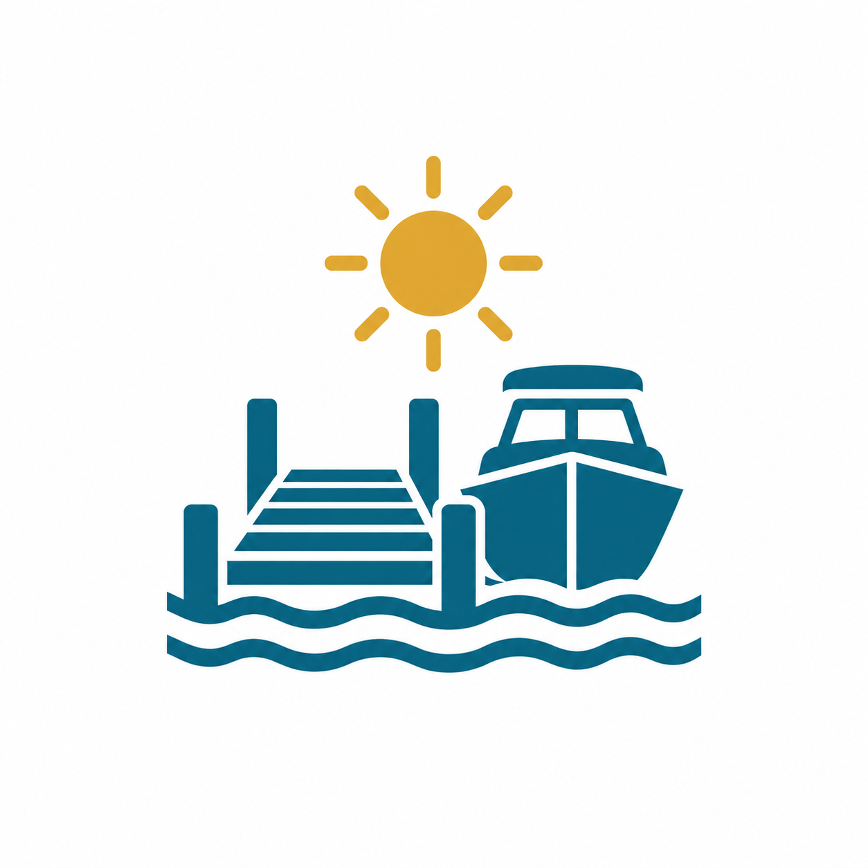 Marina access with boat dock near Lake St. Clair