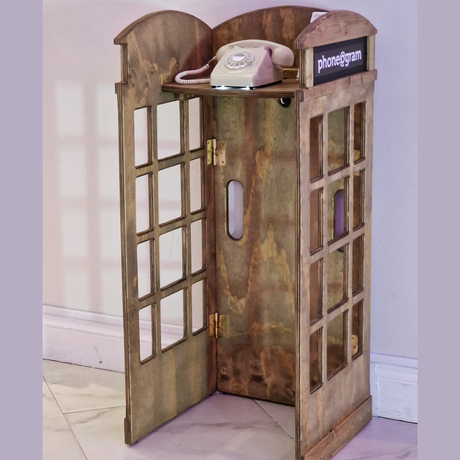 Audio guest book with phone