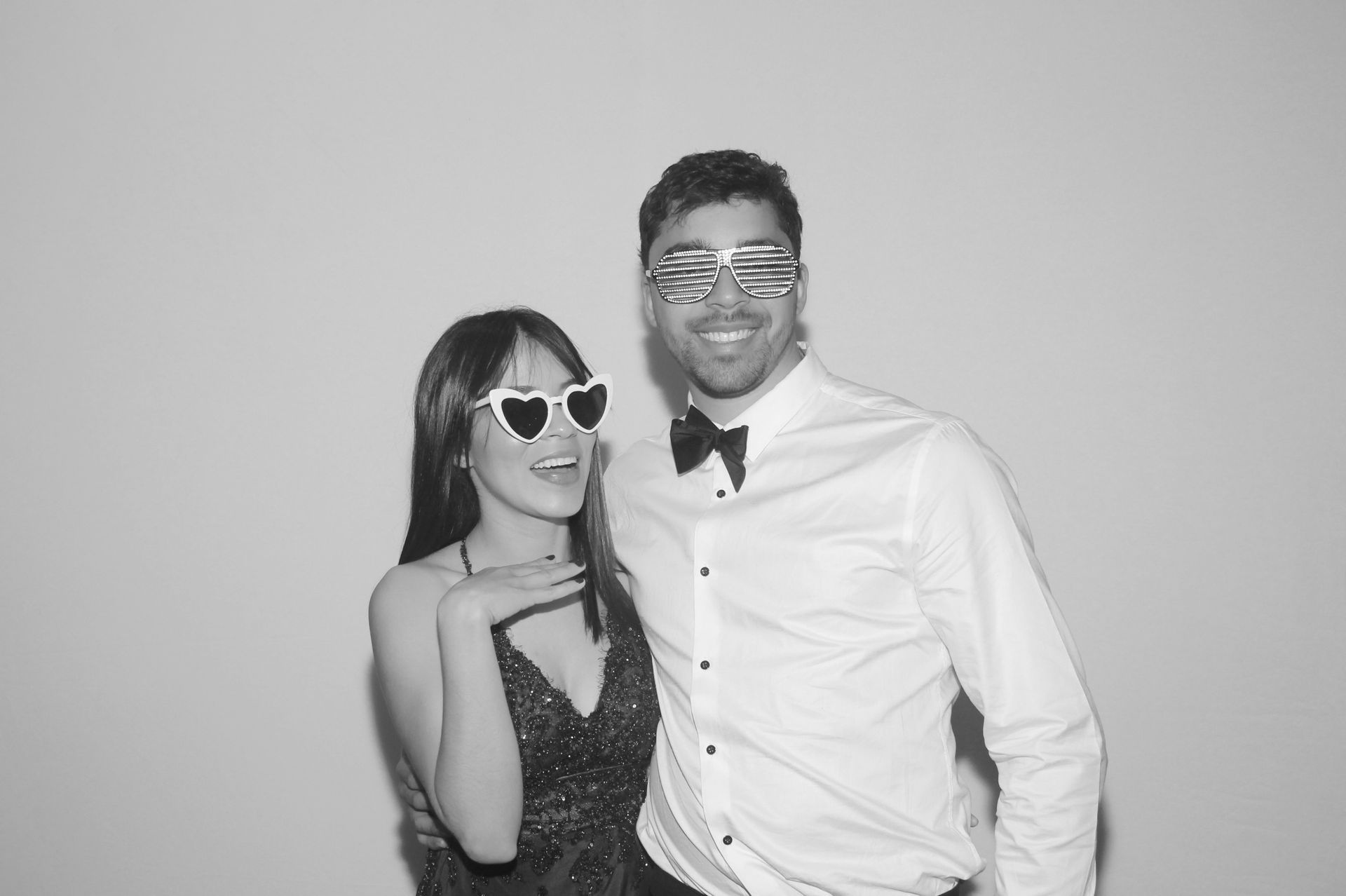 Having fun with a photobooth