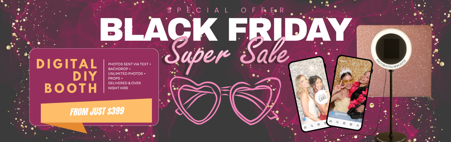 OFFER for black friday - digital photo booth do it yourself kit