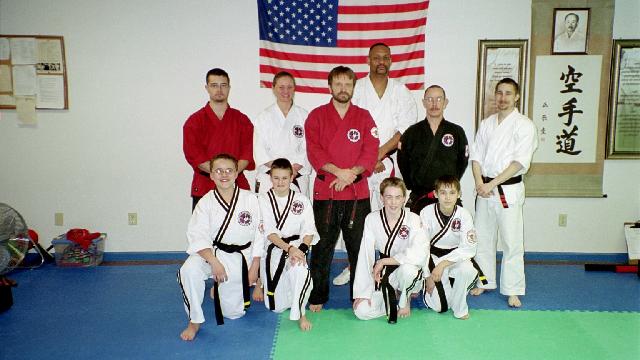 Group Photo Of Kids Student With Their Instructor — Richmond, KY — Richmond School of Karate
