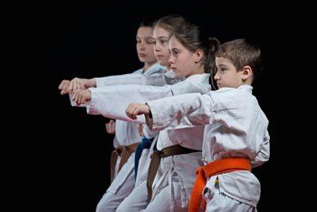 Kids Doing Karate — Richmond, KY — Richmond School of Karate