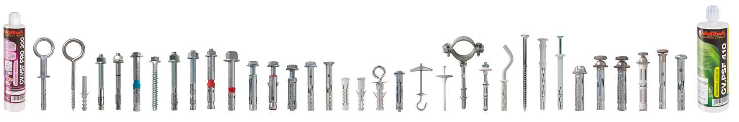 viti disponibili in differenti misure e lunghezze