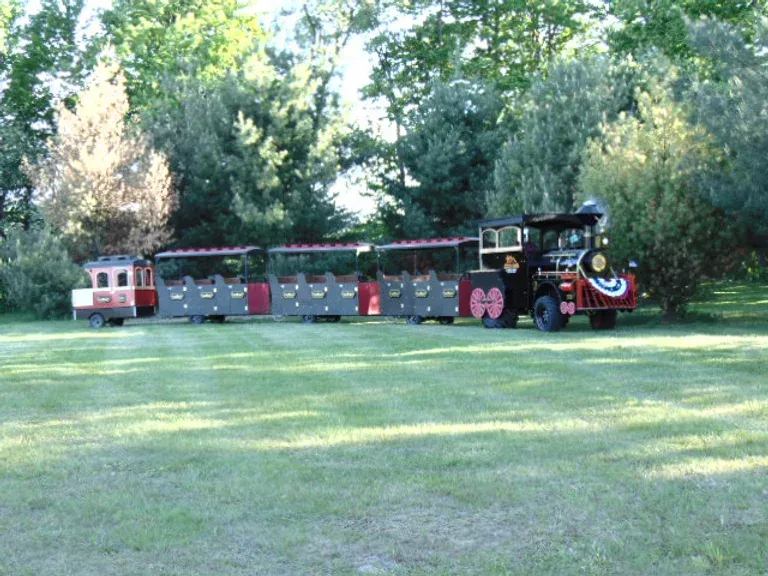 Northeast Kingdom Express trackless train and entertainment fun