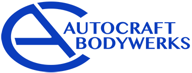 Logo for Autocraft Bodyworks: a blue