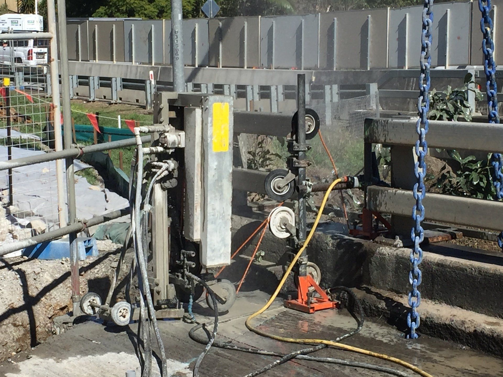 concrete wall cutting wire saw