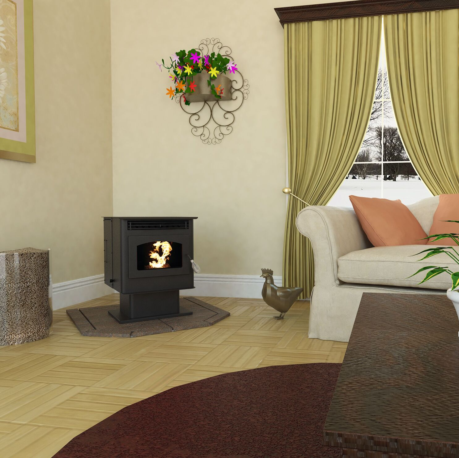 Stove Fireplace — Worcester, MA — Emener Chimney Maintenance Inc.