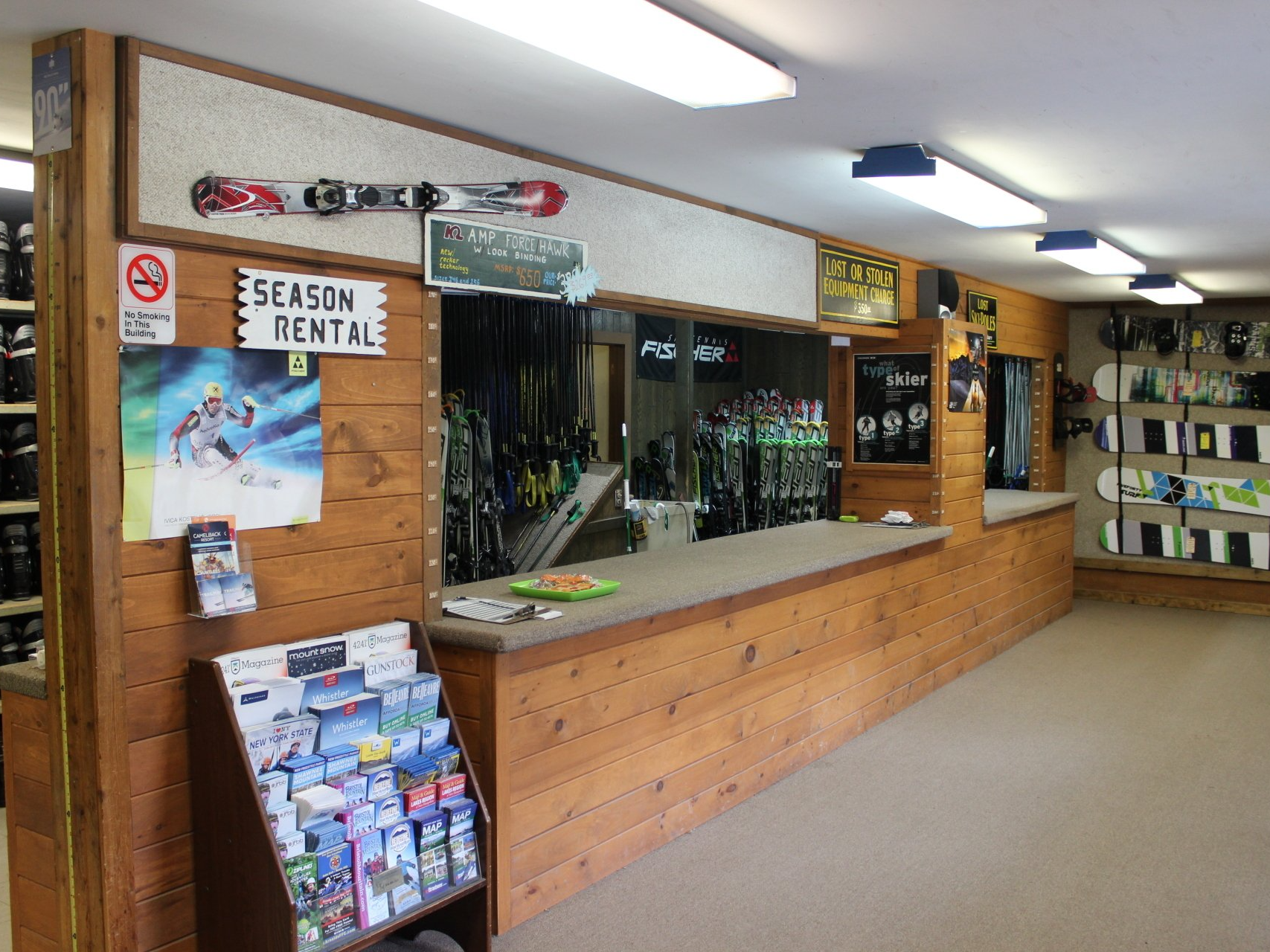 Pocono Ski Rentals, seasonal snowboard rentals