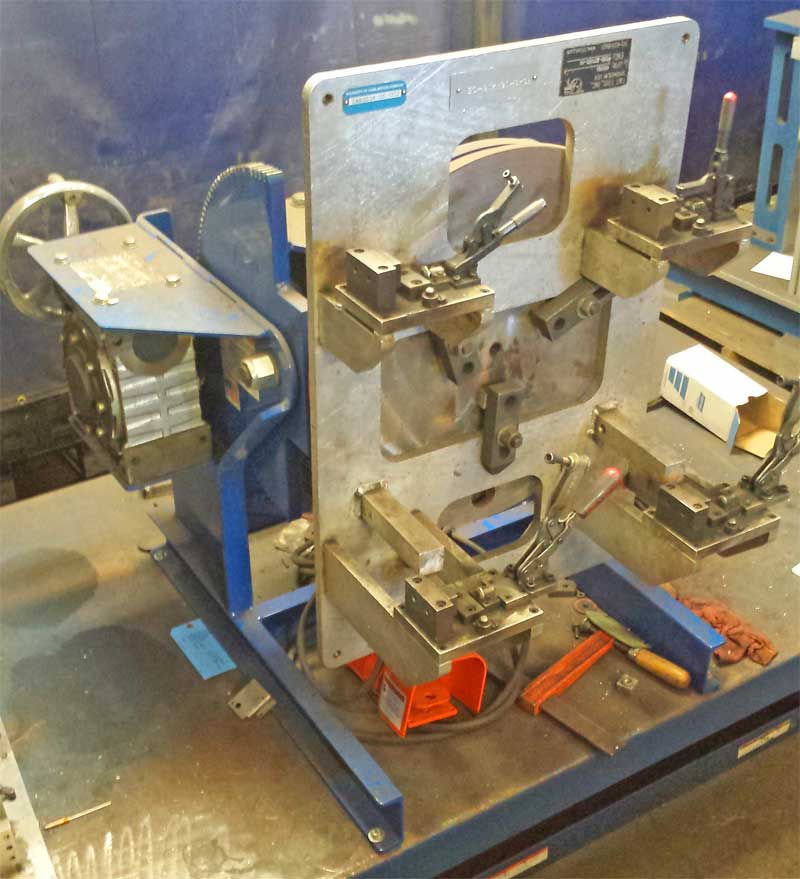 A machine with a sticker on it that says ' a ' on it