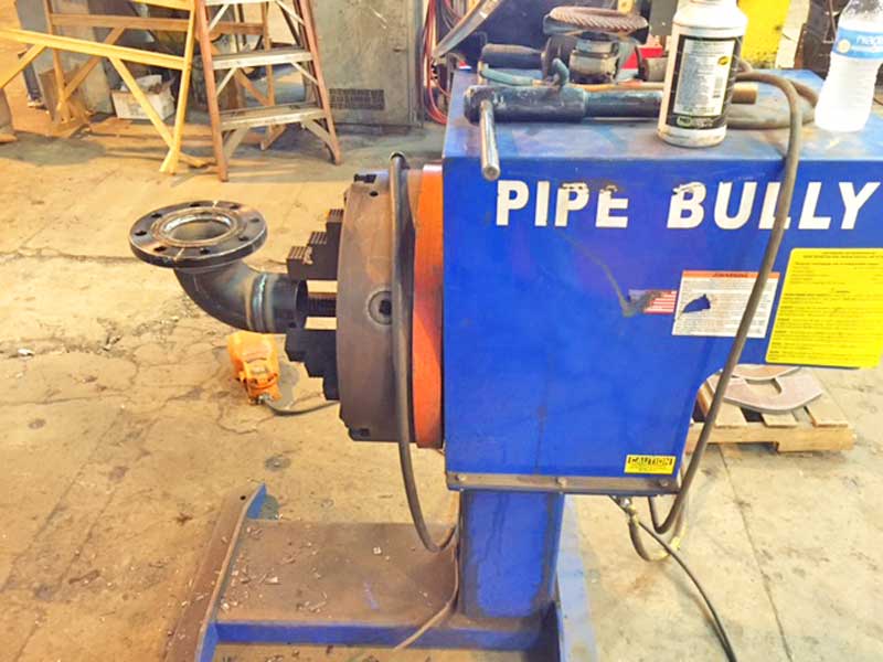 Pipe Bully Pipe Rotator in Production