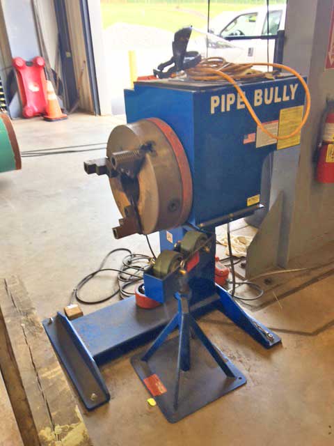 Pipe Bully Pipe Rotator in Production