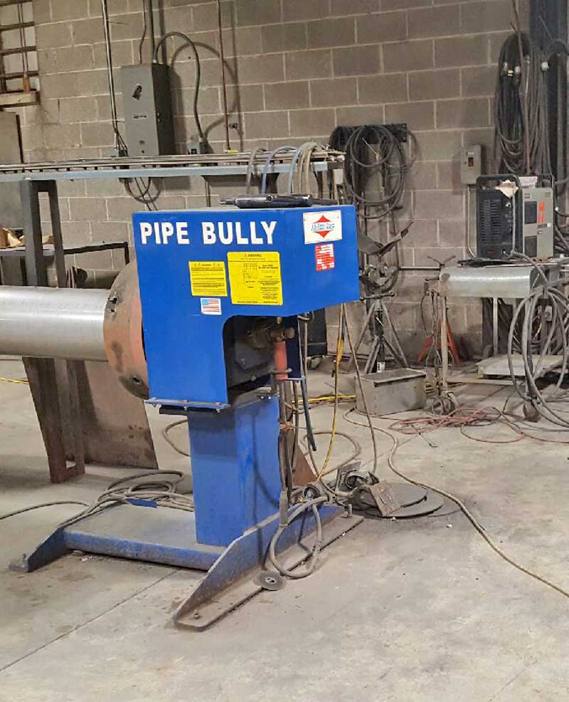 Pipe Bully Pipe Rotator in Production
