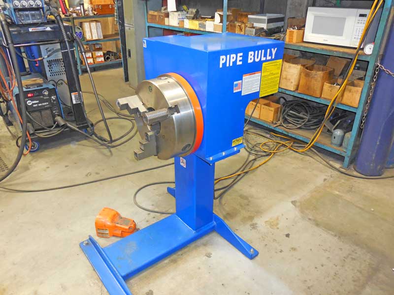 Pipe Bully Pipe Rotator in Production