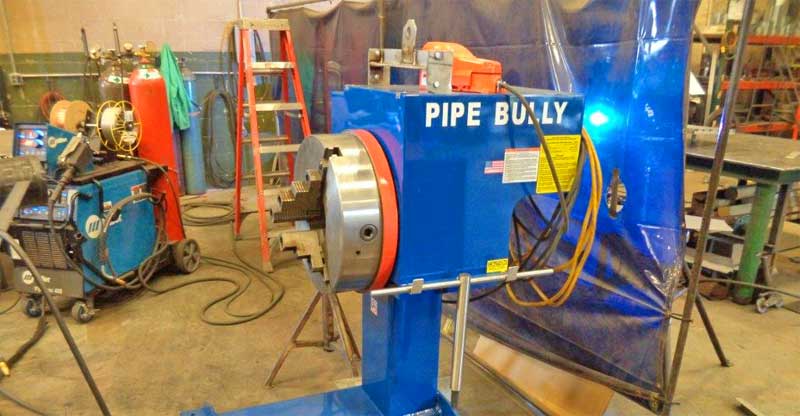 Pipe Bully Pipe Rotator in Production