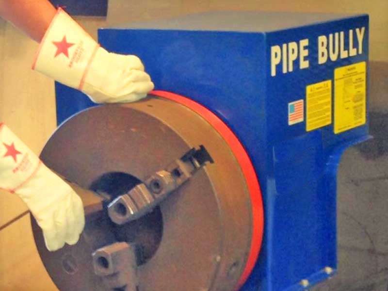Pipe Bully Pipe Rotator in Production