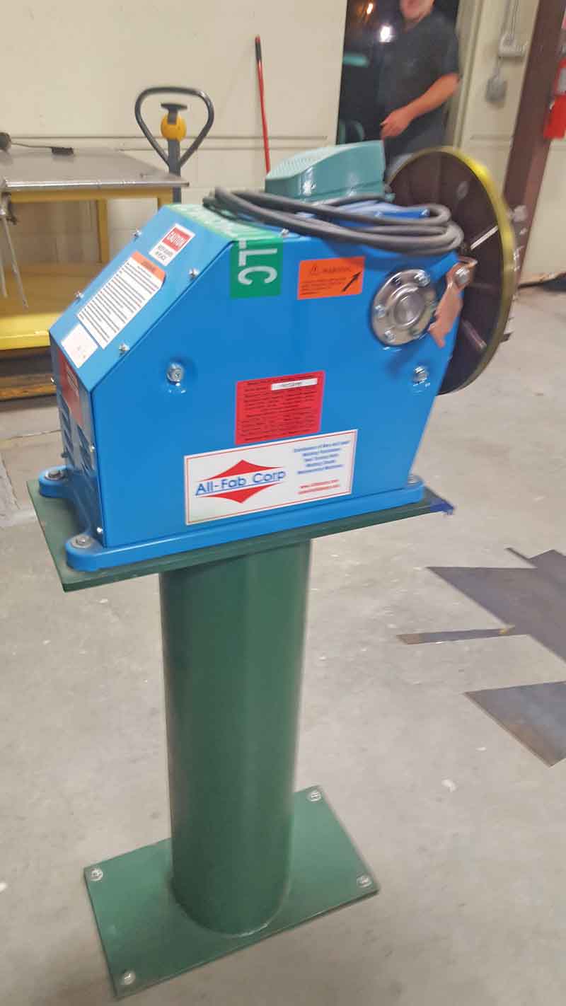 PS-1F Benchtop Welding Positioner in Production