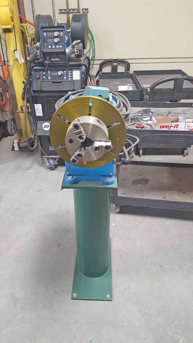 PS-1F Benchtop Welding Positioner in Production