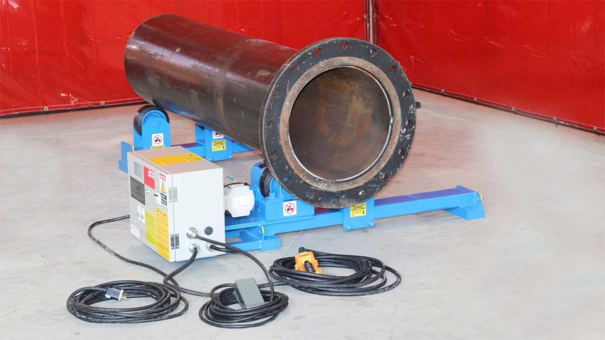 MAC RS-1-INB-A Tank Turning Roll with 16 Inch Pipe